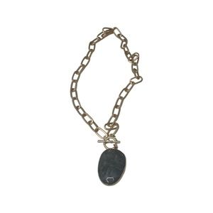 Bronze link necklace